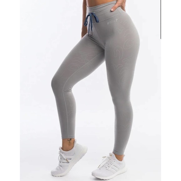 ECHT Pants & Jumpsuits Echt Tempo Jump Leggings Size Small Gray